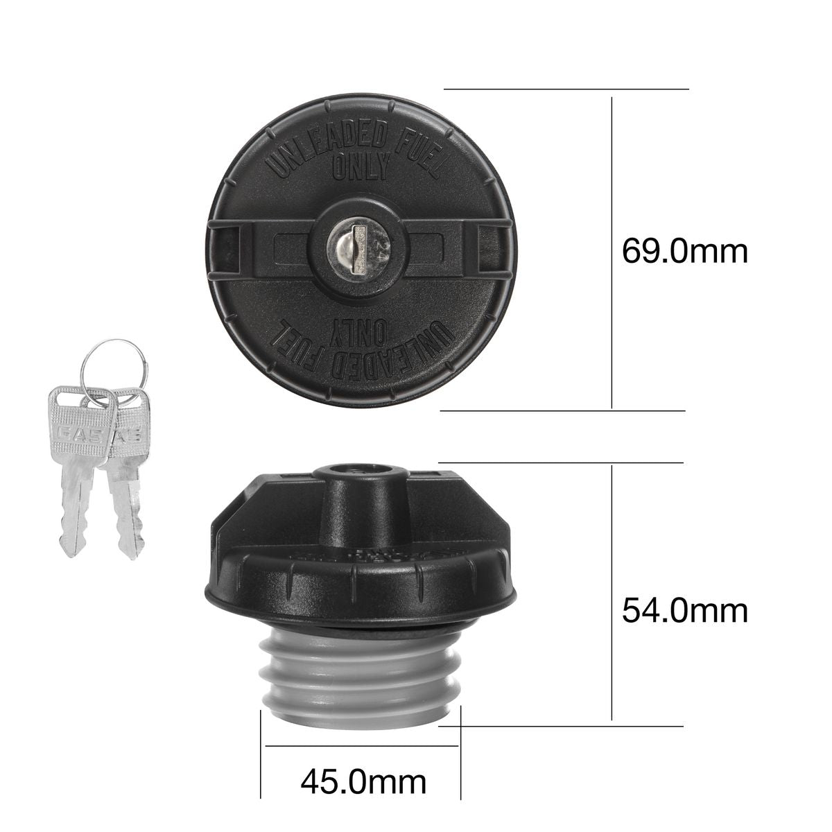 Tridon Locking Fuel Cap - TFL231