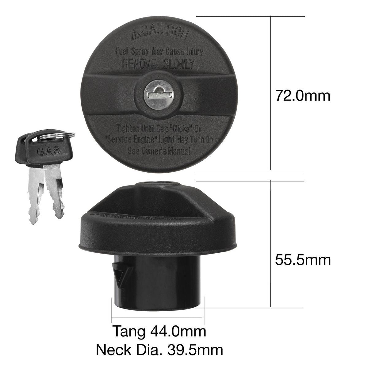 Tridon Locking Fuel Cap - TFL238