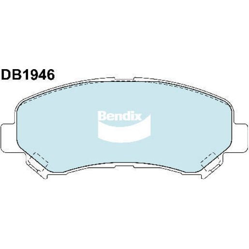 Bendix General CT Brake Pads Set Front - DB1946CT