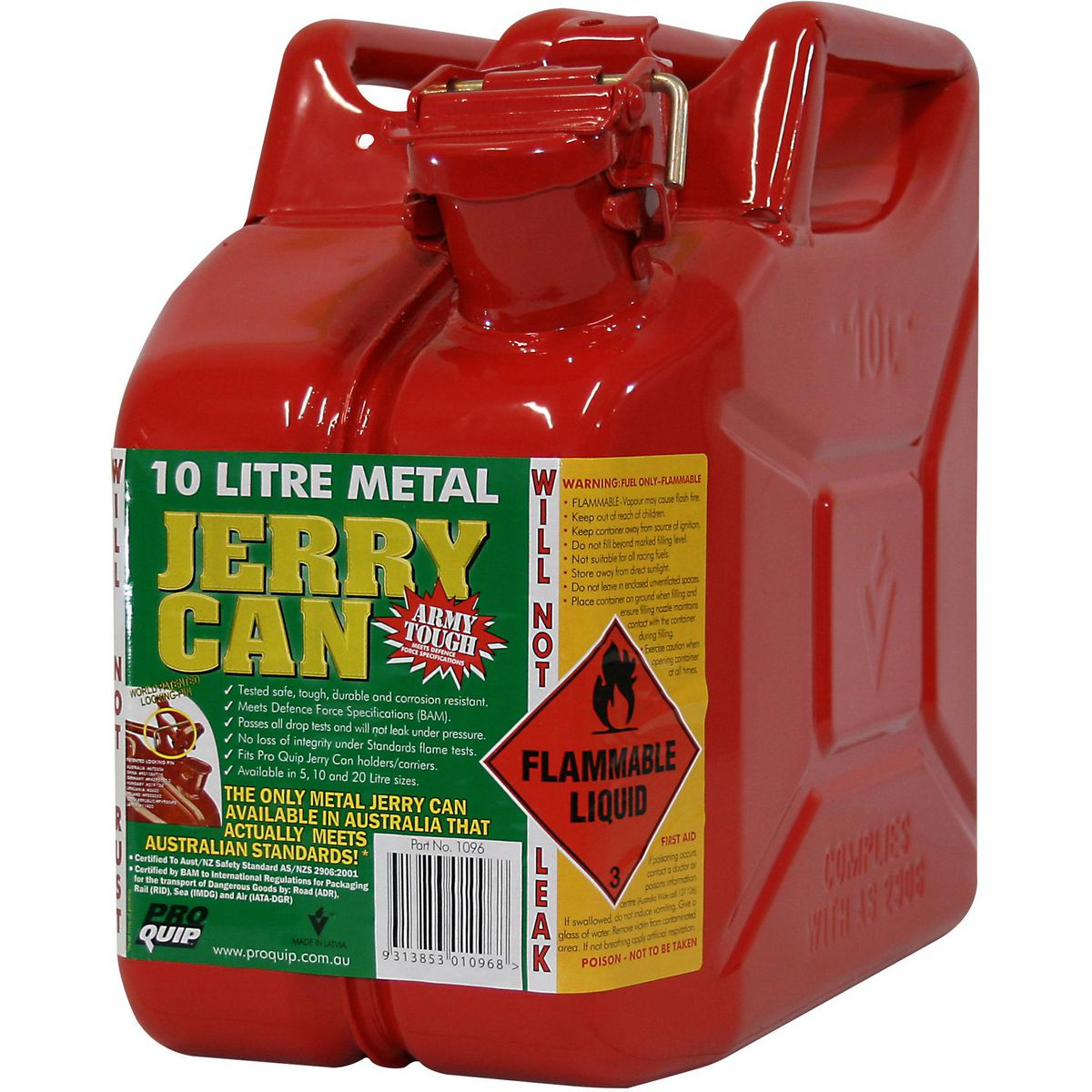 Pro Quip Jerry Can Metal Red ULP 10L - 1096