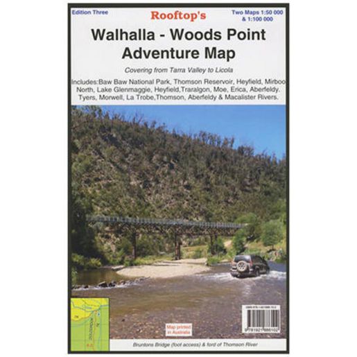 HEMA Walhalla - Woods Point Map - 9781921886102