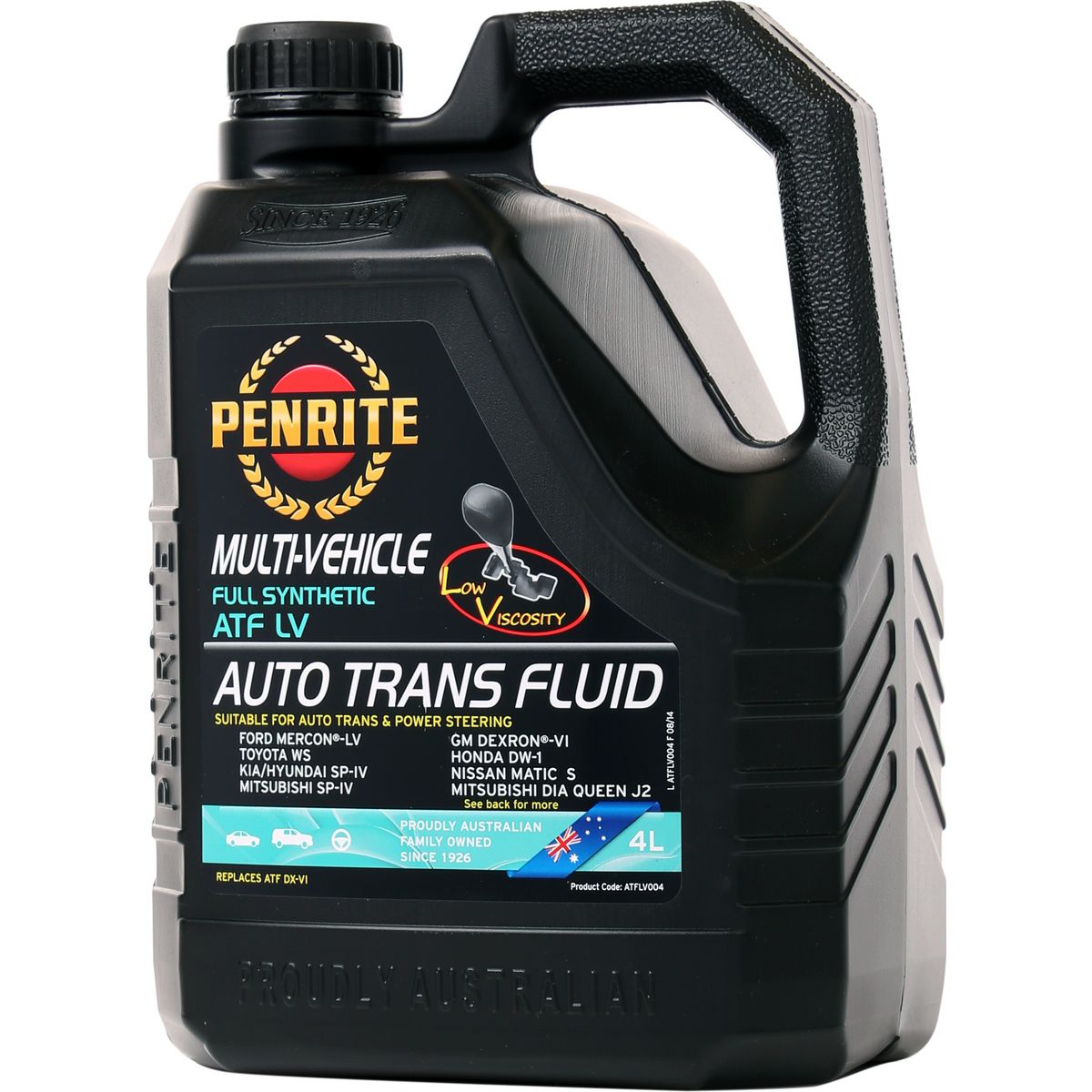 Penrite ATF LV Multi Vehicle Automatic Transmission Fluid 4L - ATFLV004