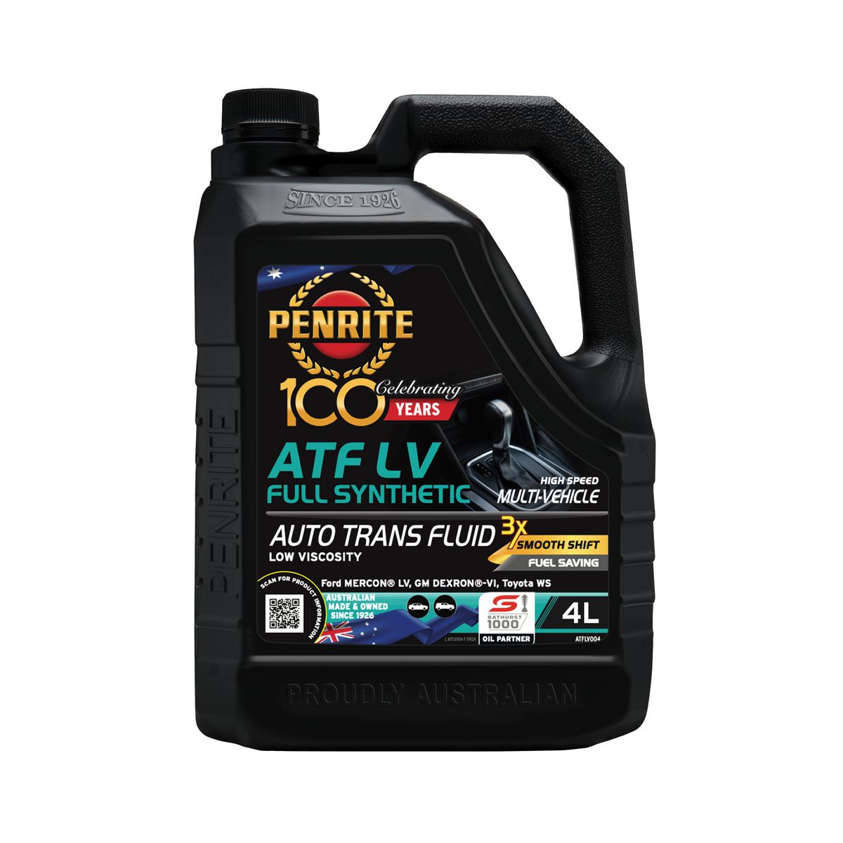 Penrite ATF LV Multi Vehicle Automatic Transmission Fluid 4L - ATFLV004