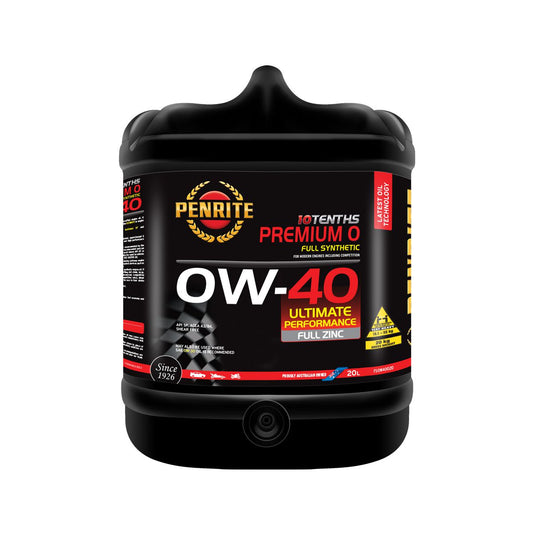 Penrite 10 Tenths Premium 0W-40 Engine Oil 20L - FS0W40020