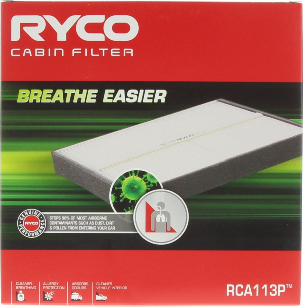 Ryco 4WD Filter Kit to suit Nissan Patrol GU IV ZD30DDTi - RSK24C