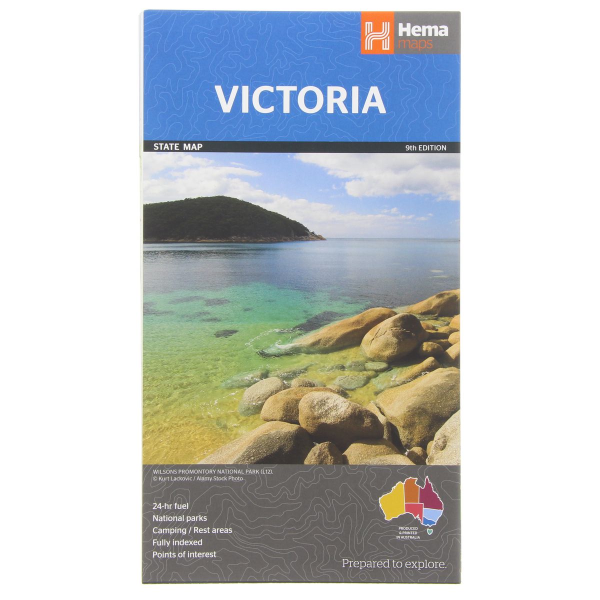 HEMA Victoria State Map Edition 9 - 9781865009834