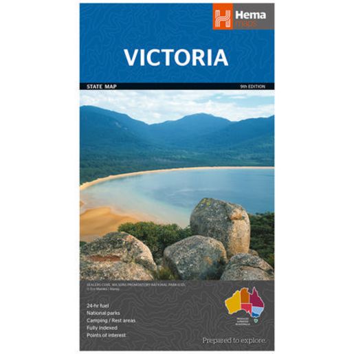 HEMA Victoria State Map Edition 9 - 9781865009834