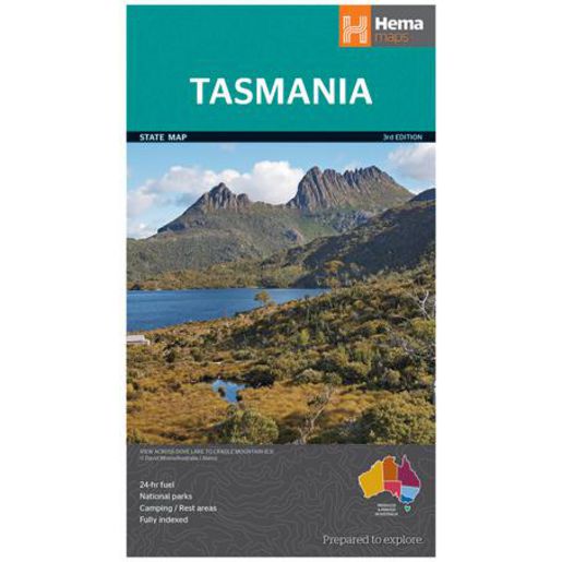 HEMA Tasmania State Map 3RD Editionition - 9781865009728