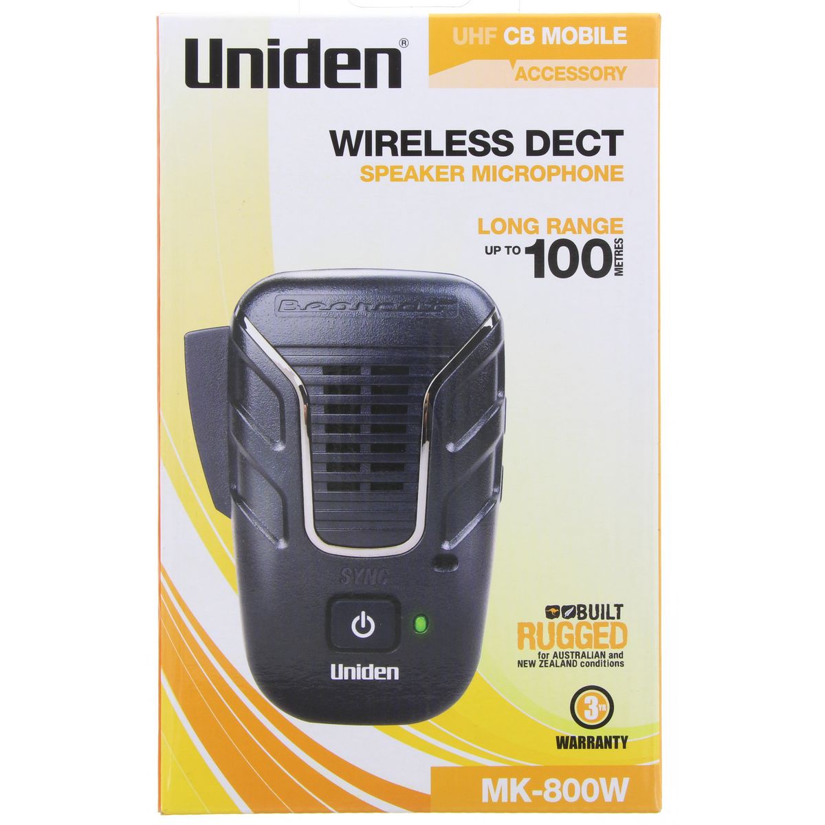 Uniden Uhf Cb Wireless Dect Speaker Microphone - MK800W