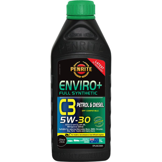 Penrite Enviro+ C3 5W-30 Engine Oil 1L - EPLUSC3001