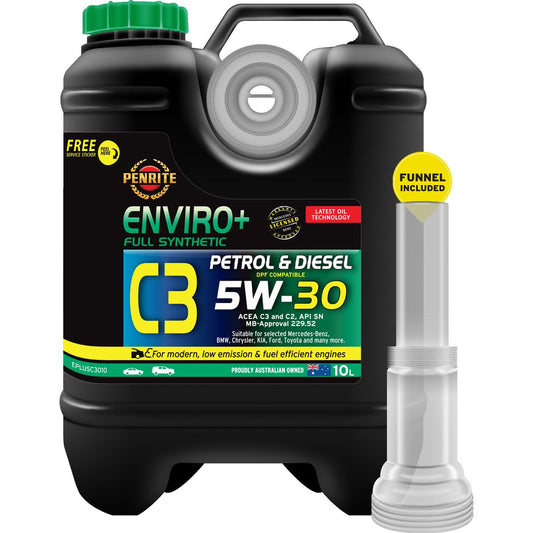Penrite Enviro+ C3 5W-30 Engine Oil 10L - EPLUSC3010