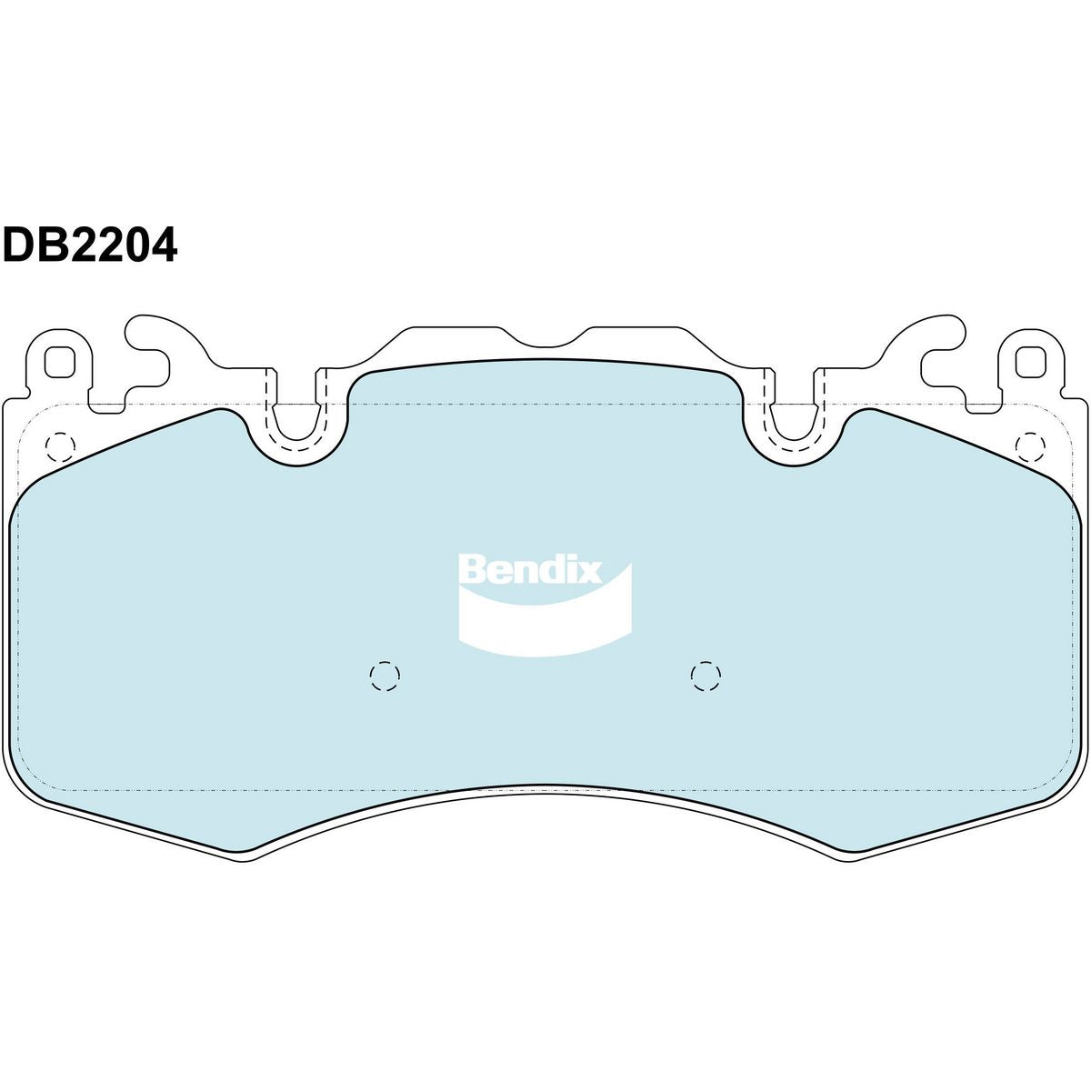 Bendix Heavy Duty Brake Pads Set Front - DB2204HD