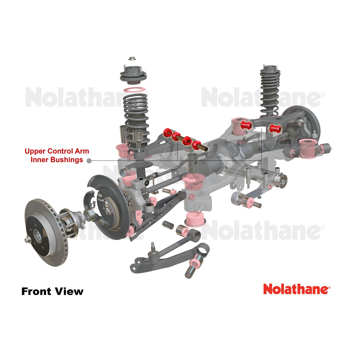 Nolathane Rear Upper Control Arm Inner Bushing Kit - 46347