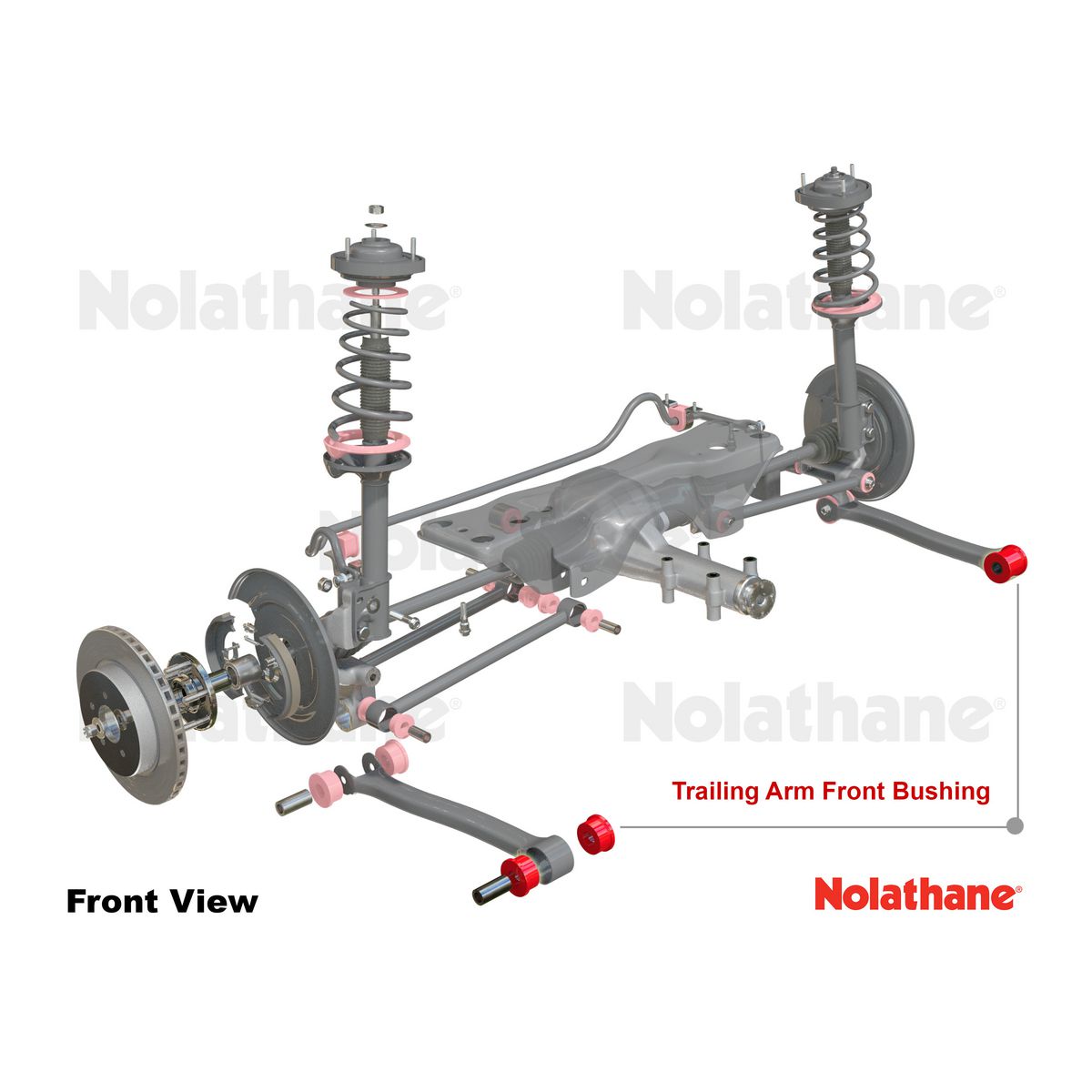Nolathane Rear Trailing Arm Front Bushing Kit - 46359