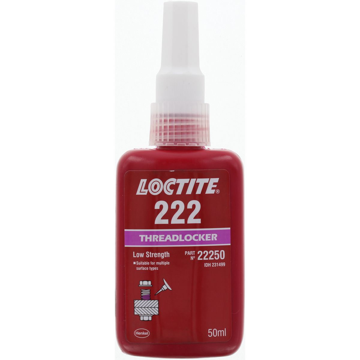 Loctite 222 Thread Locker Low Strength 50ml - 231499