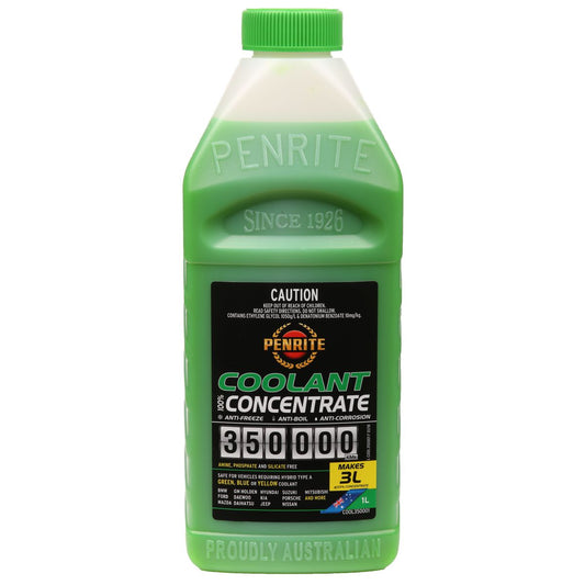 Penrite 350,000km Green Anti-Freeze Coolant Concentrate 1L - COOL350001