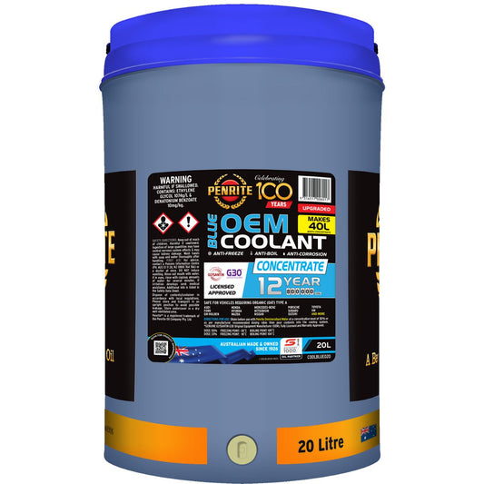 Penrite 7 Year 450,000km Blue Coolant Concentrate 20L - COOLBLUE020