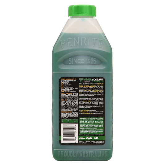 Penrite 7 Year 450,000km Green Coolant Concentrate 1L - COOLGREEN001