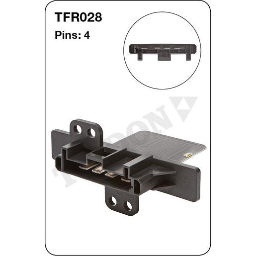 Tridon Heater Fan Resistor - TFR028