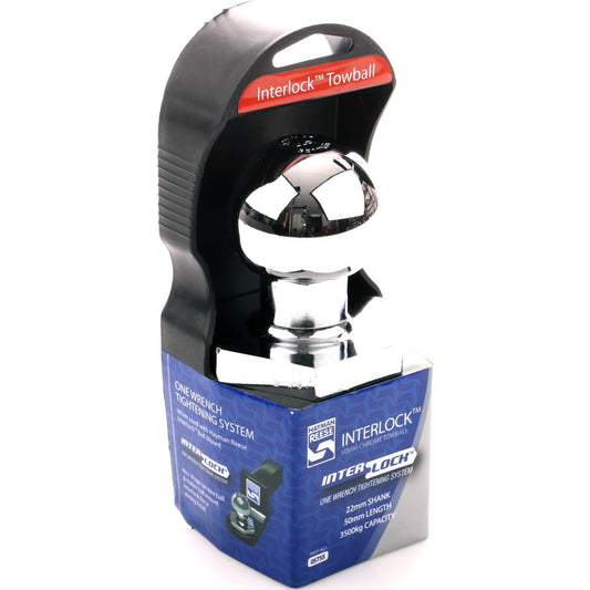 Hayman Reese Tow Ball 50mm Interlock Chrome - 05755