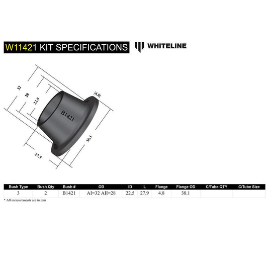 Whiteline Steering Bush - W11421