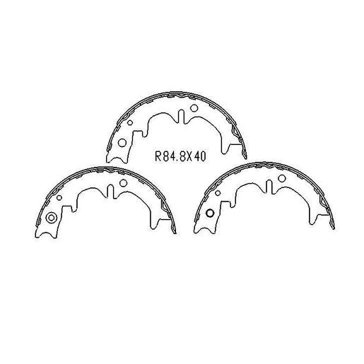 RDA Brake Shoe Set - R1751
