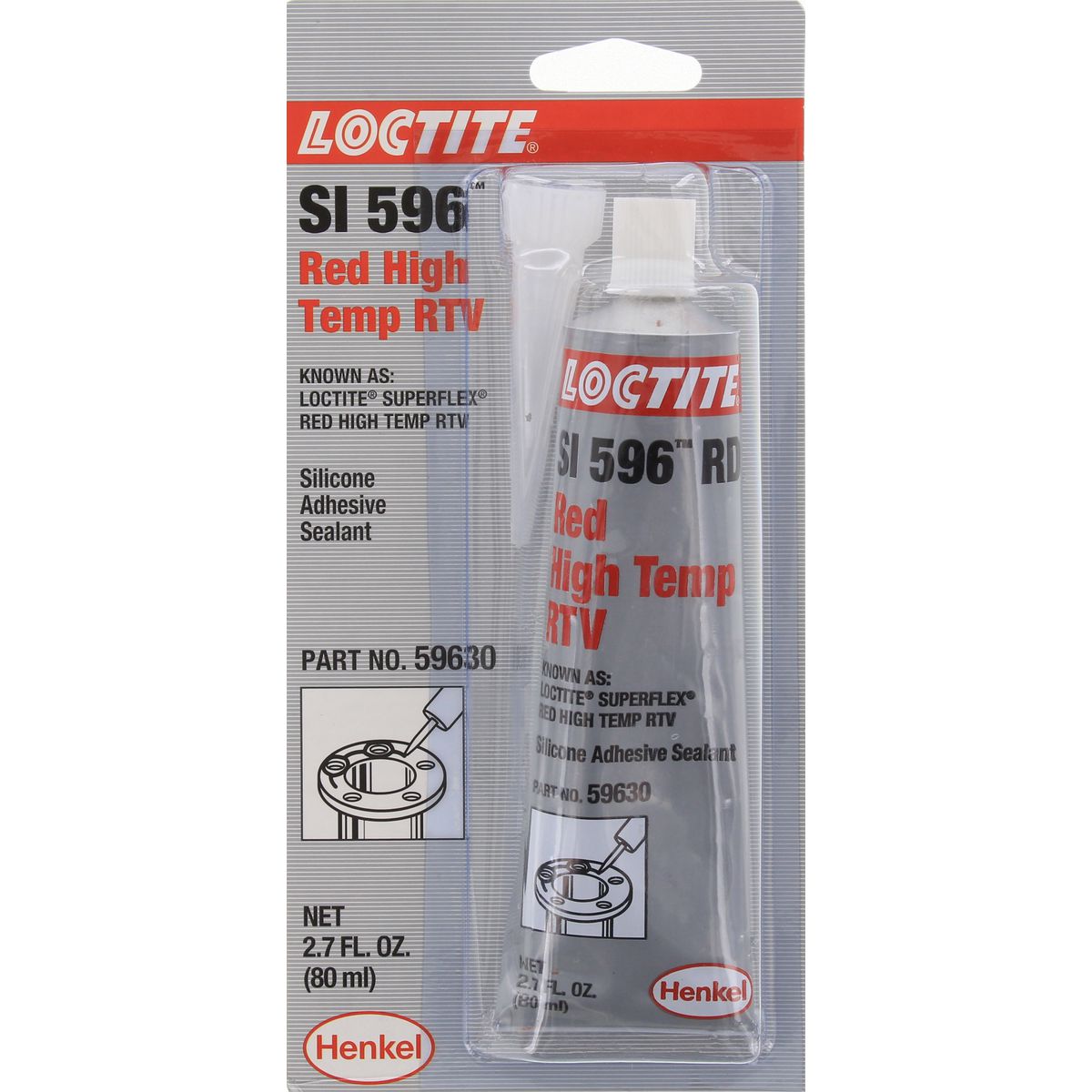 Loctite Si 596 Superflex Rtv 80ml - 135507