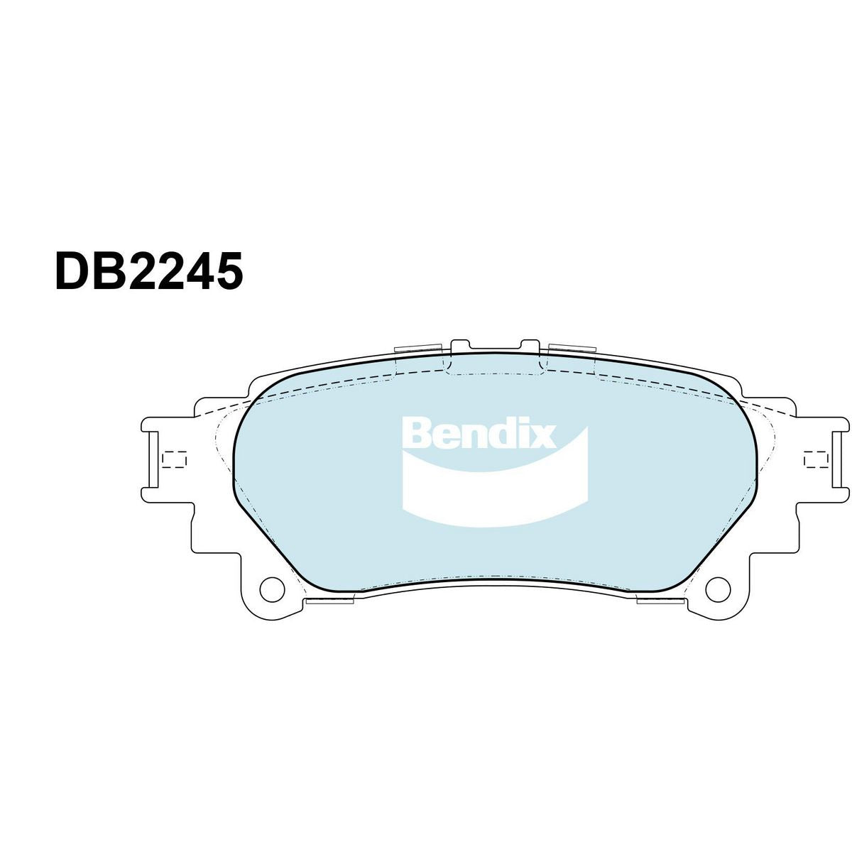 Bendix 4WD Brake Pads Set Rear - DB22454WD