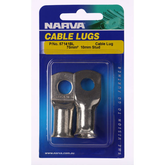 Narva Cable Lug 70-10mm 2 Pack - 57141BL
