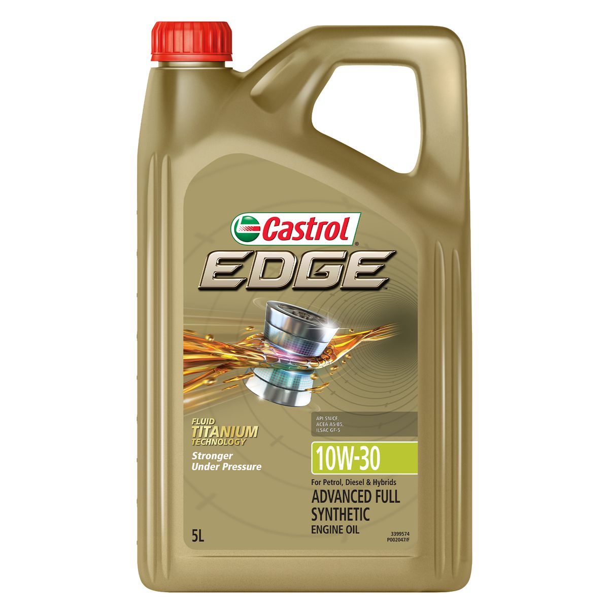 Castrol EDGE Full Synthetic Engine Oil 10W-30 5L - 3399574