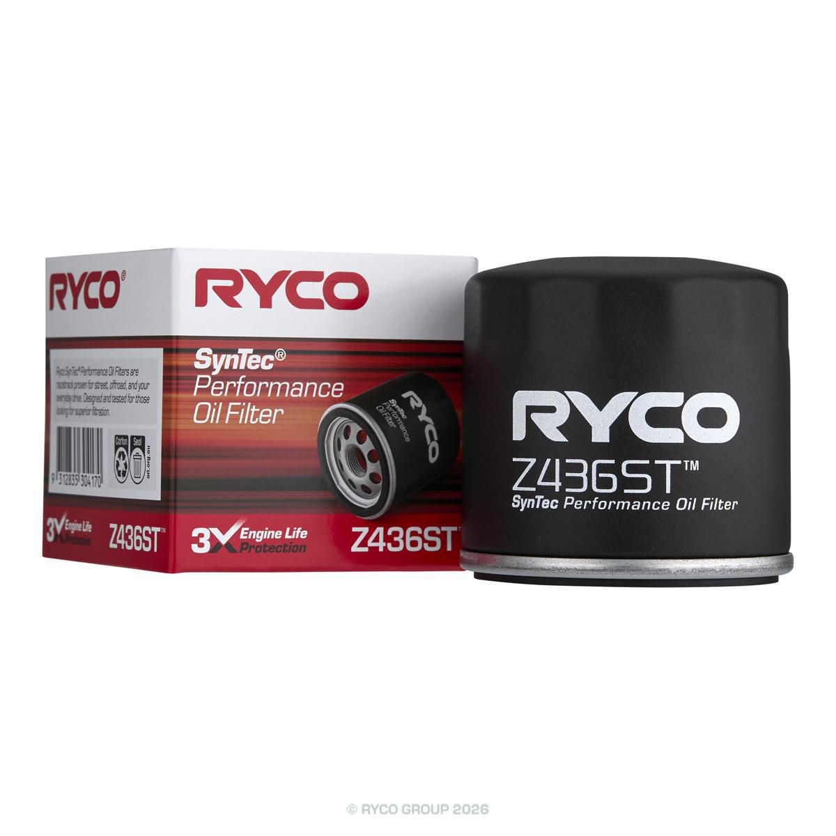 Ryco Syntec Oil Filter - Z436ST