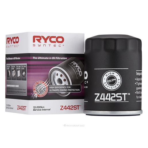 Ryco Syntec Oil Filter - Z442ST