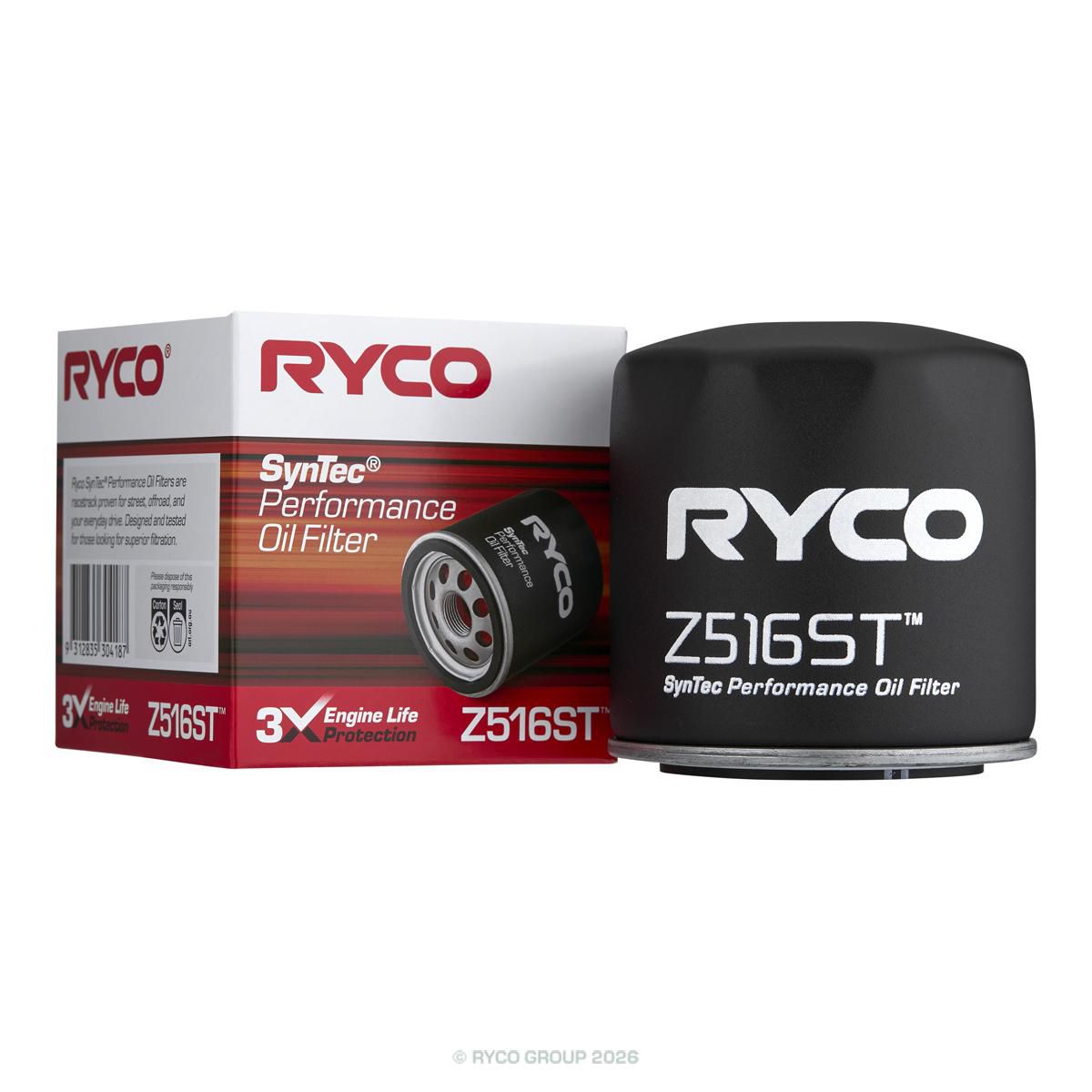 Ryco Syntec Oil Filter - Z516ST