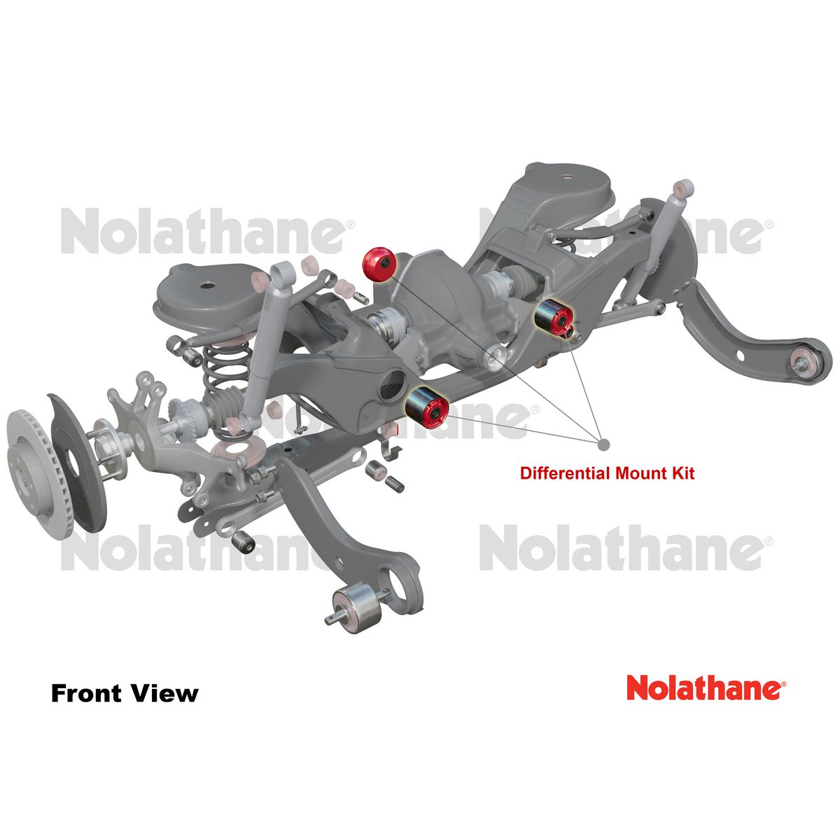Nolathane Rear Differential Kit - NEK2