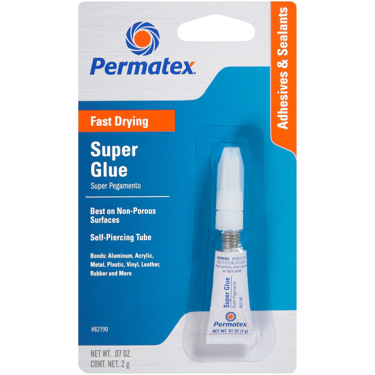 Permatex Super Glue 2g - PX82190