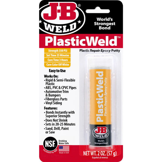 JB Weld Plasticweld Epoxy Putty Stick 56.8G - 8237