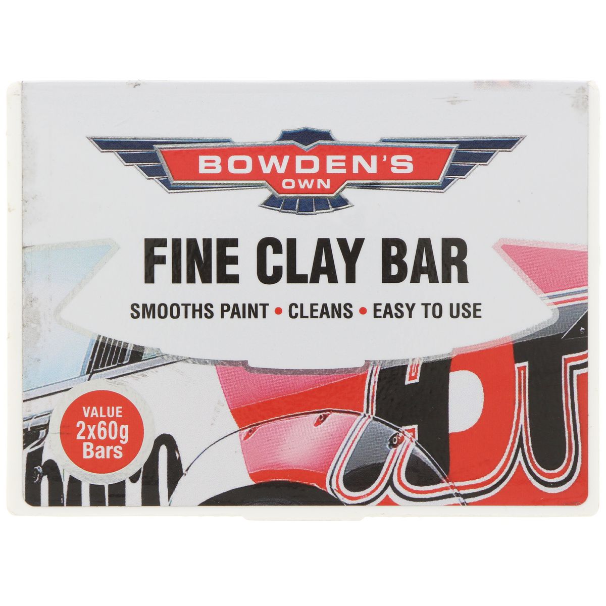 Bowden's Own Fine Clay Bar 60gm 2 Pack - BOFCB