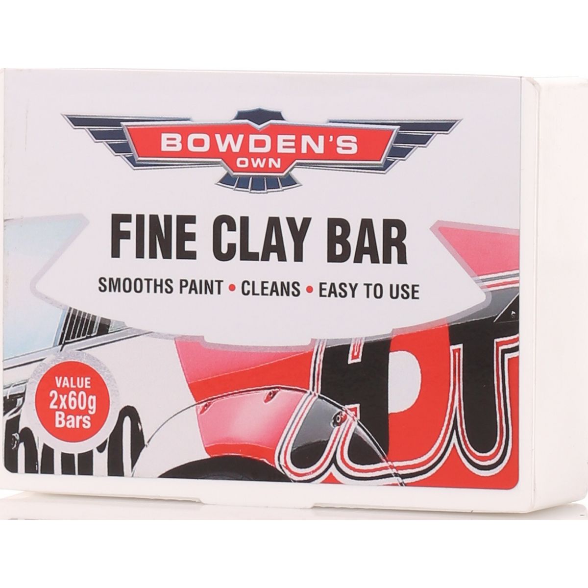 Bowden's Own Fine Clay Bar 60gm 2 Pack - BOFCB