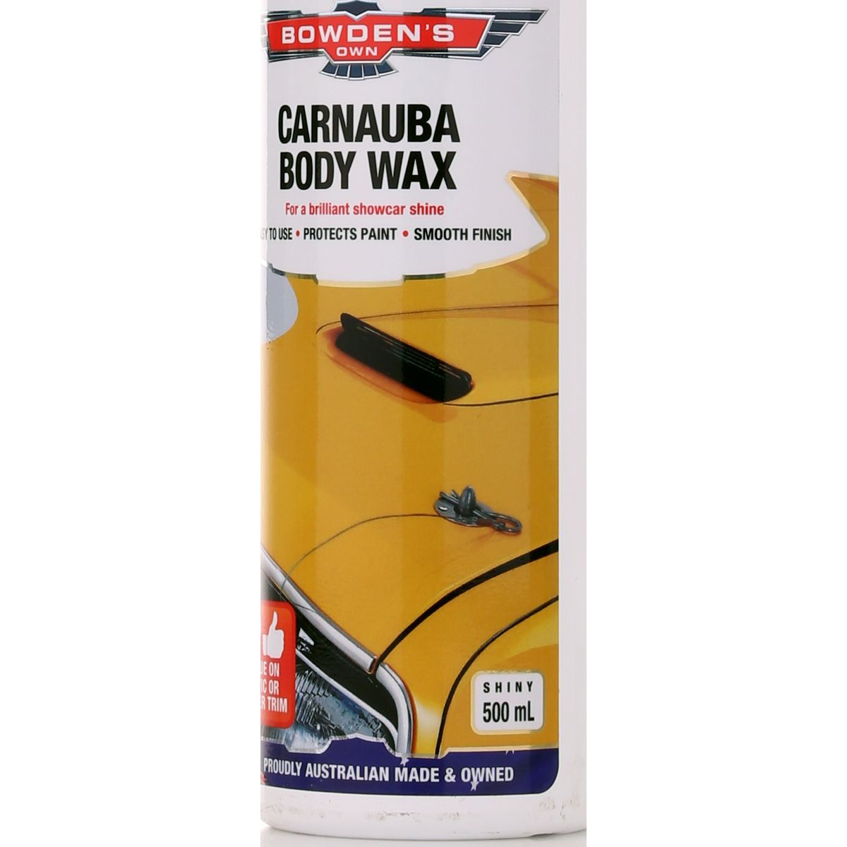 Bowden's Own Carnauba Body Wax 500ml - BOABW