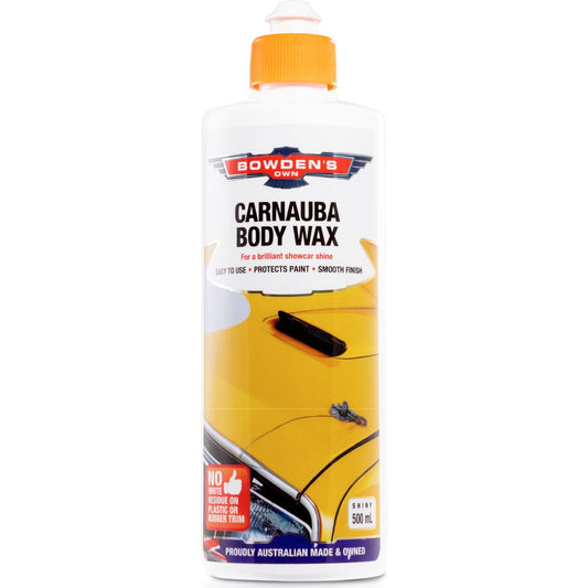 Bowden's Own Carnauba Body Wax 500ml - BOABW