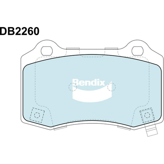 Bendix 4WD Brake Pads Set Rear - DB2260-4WD