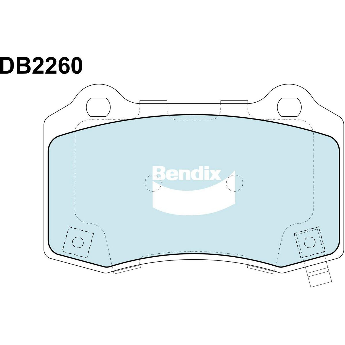 Bendix Heavy Duty Brake Pads Set Rear - DB2260HD