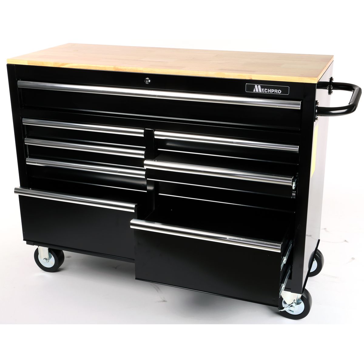 Mechpro Blue 9 Drawer Tool Trolley 46In Black - MPTT9D-46IN
