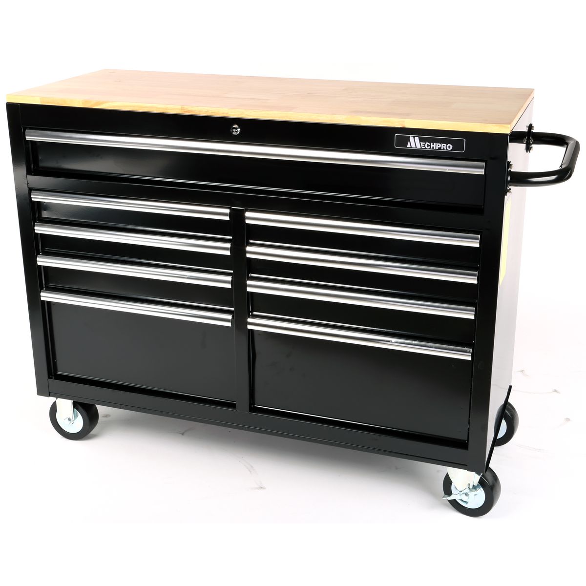 Mechpro Blue 9 Drawer Tool Trolley 46In Black - MPTT9D-46IN