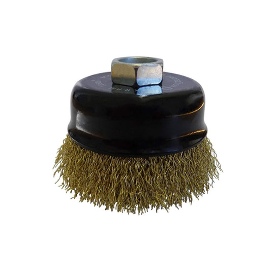 JOSCO Brush Cup 75mm Multi Thread 0.30 Crimped Wire - BCC65