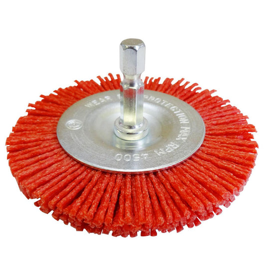 JOSCO 75mm Abrasive Nylon Wheel Brush - JAW75R