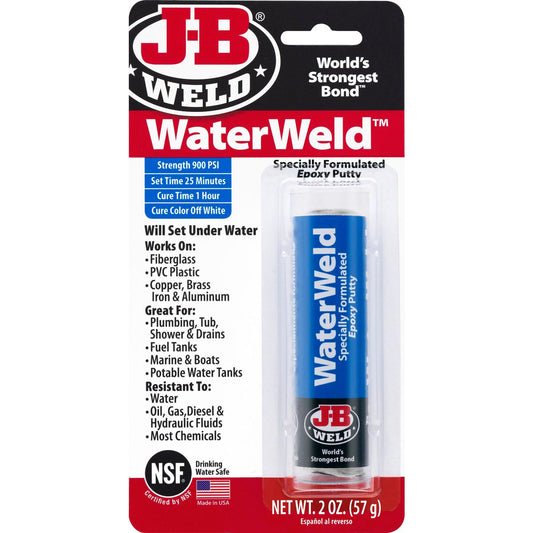 JB Weld Waterweld Stick Epoxy Putty 57Gm - 8277