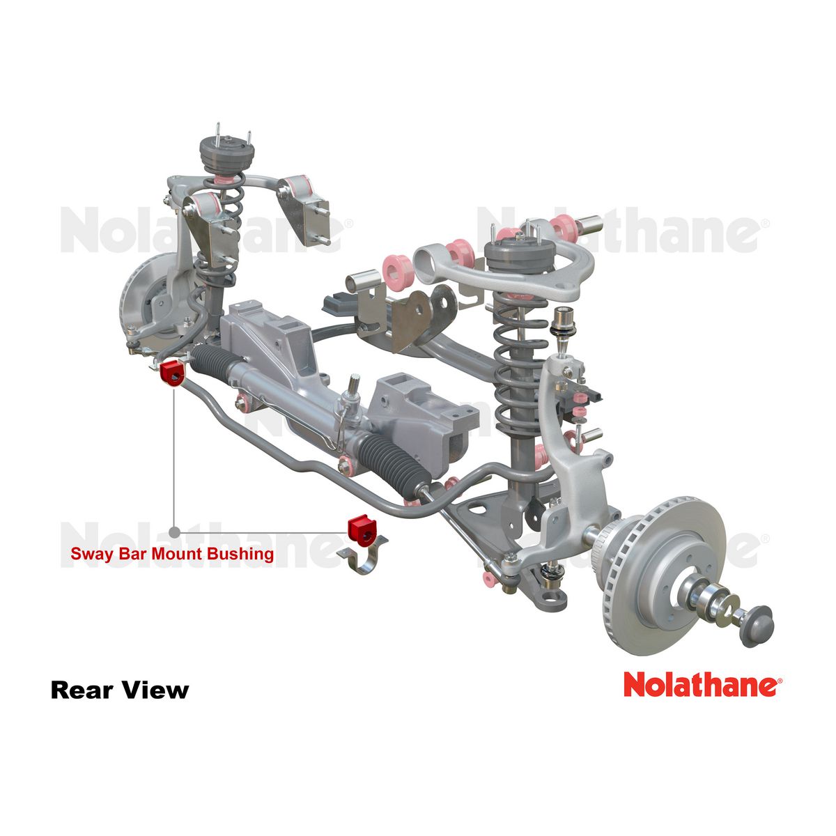 Nolathane Sway Bar Mount Bushing Kit 25mm - 42631