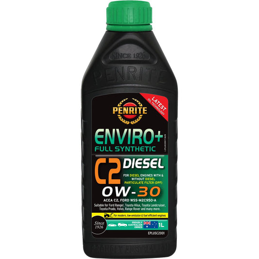 Penrite Enviro+ C2 0W-30 Engine Oil 1L - EPLUSC2001