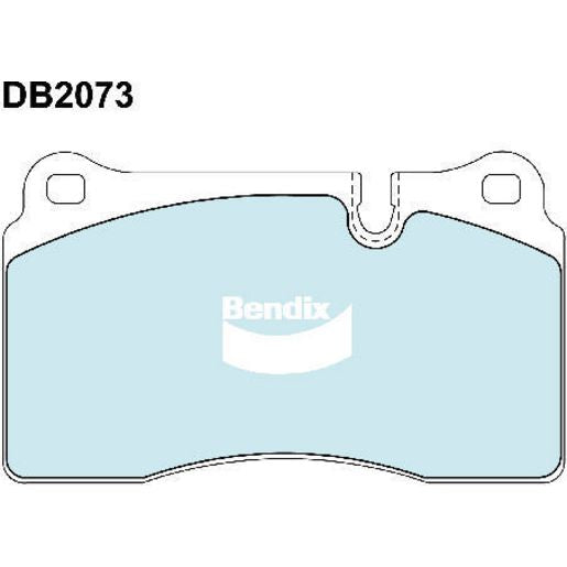 Bendix EURO Brake Pads Set Front - DB2073EURO